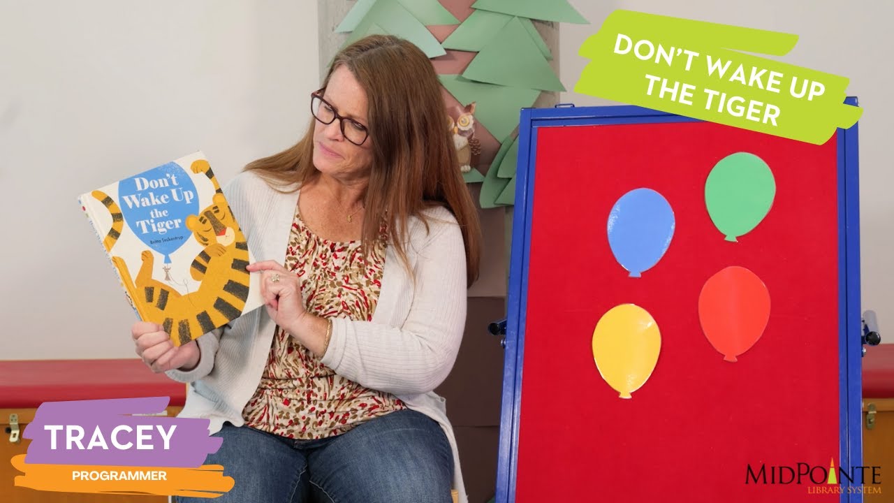 Virtual Storytime With MidPointe Library System- Don't Wake Up the Tiger
