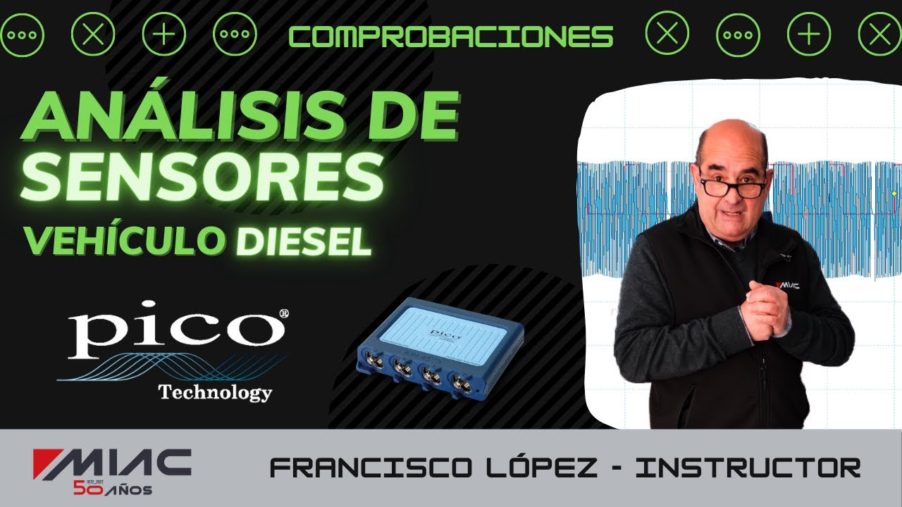 Verificando con OSCILOSCOPIO PICO la señal del sensor de RPM y POSICIÓN