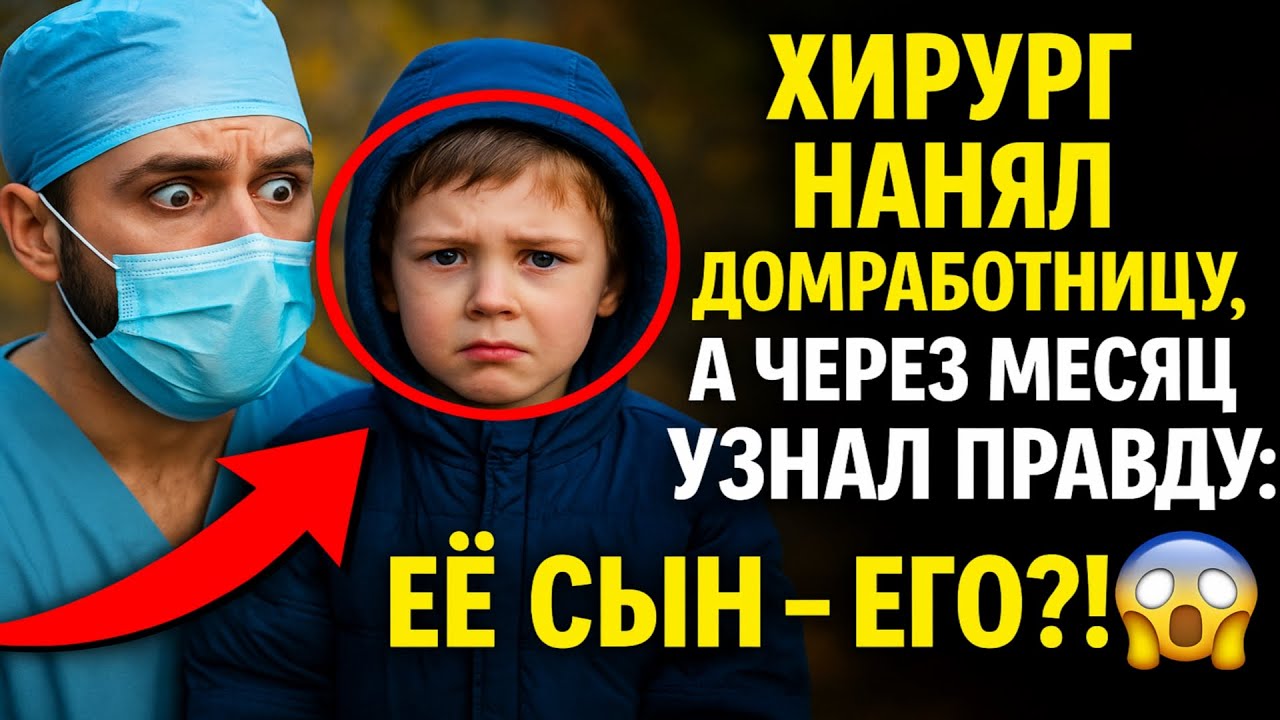 Хирург нанял домработницу, а через месяц УЗНАЛ правду: Ее сын - ЕГО?! 😱