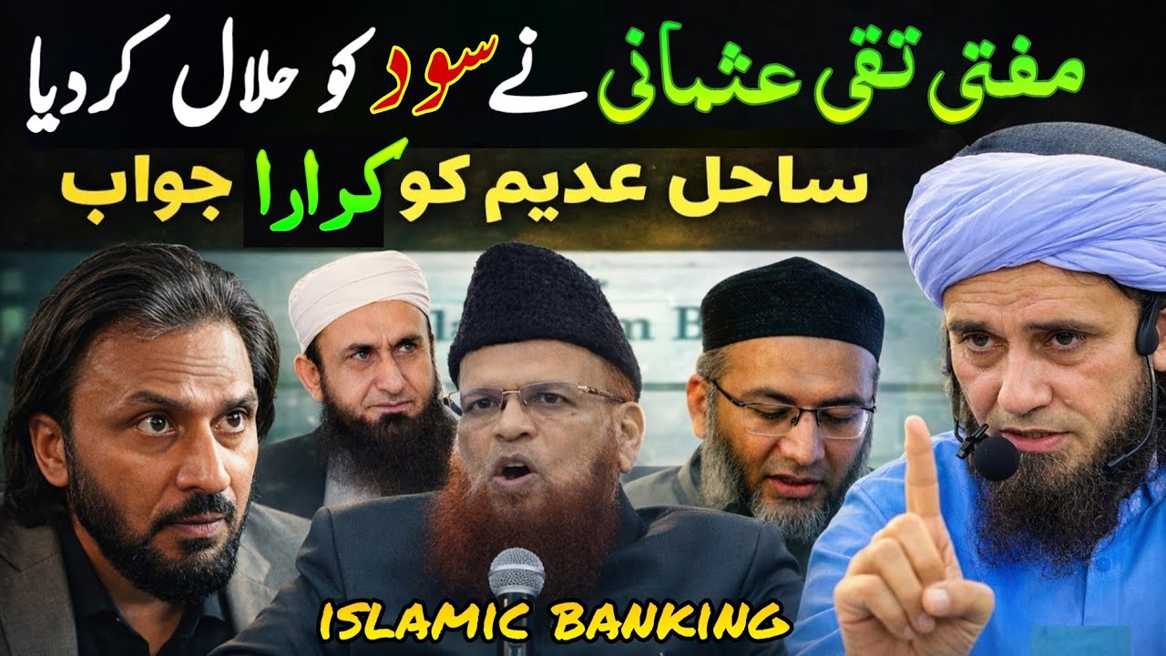 Mufti Taqi Usmani And Islamic Banking Explained | Mufti Tariq Masood Response To Sahil Adeem