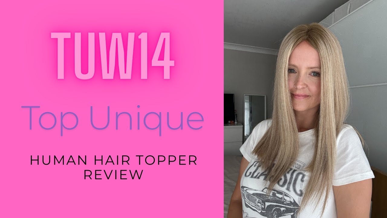 Human Hair Topper Review - TopUnique - TUW14 in shade TLQ