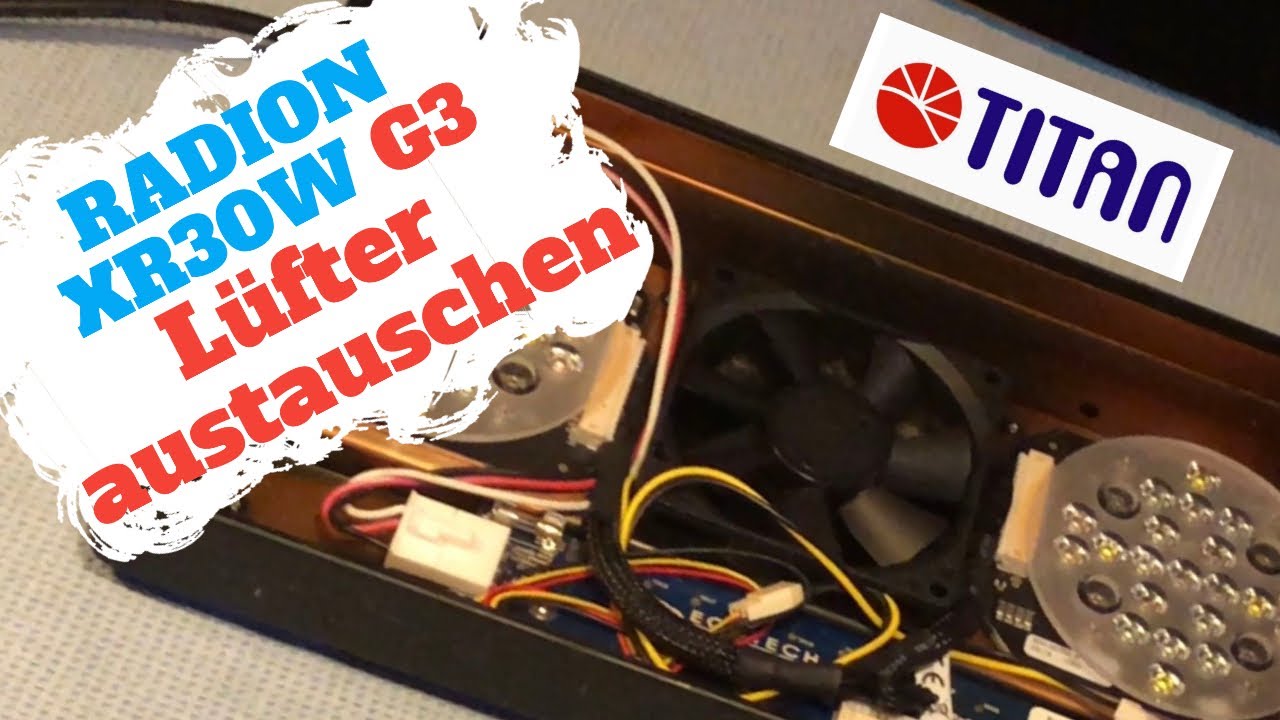 Ecotech Radion xr30w G3 Lüfter austauschen