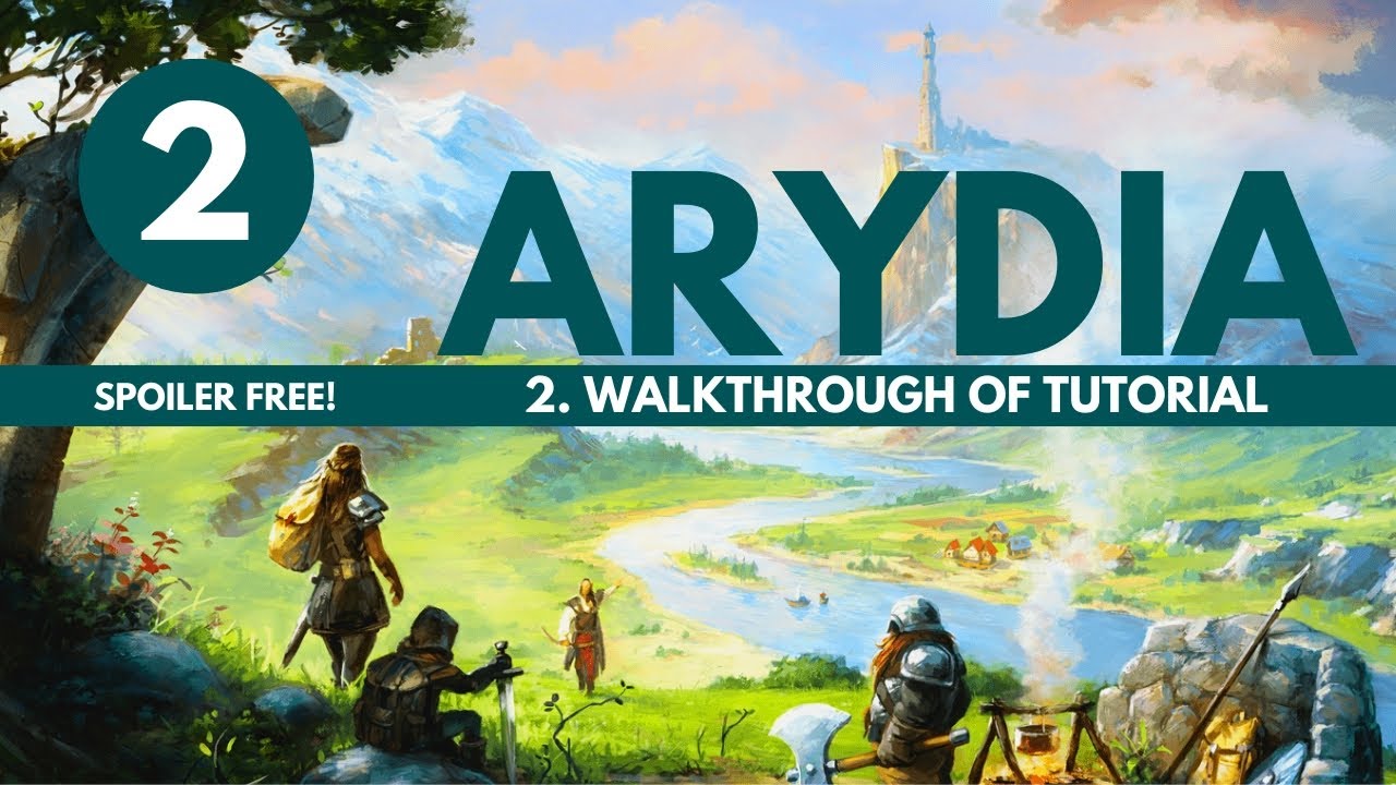 Arydia Board Game | Part 2: How to Play & Tutorial Playthrough | Spoiler Free | Let's Learn Together