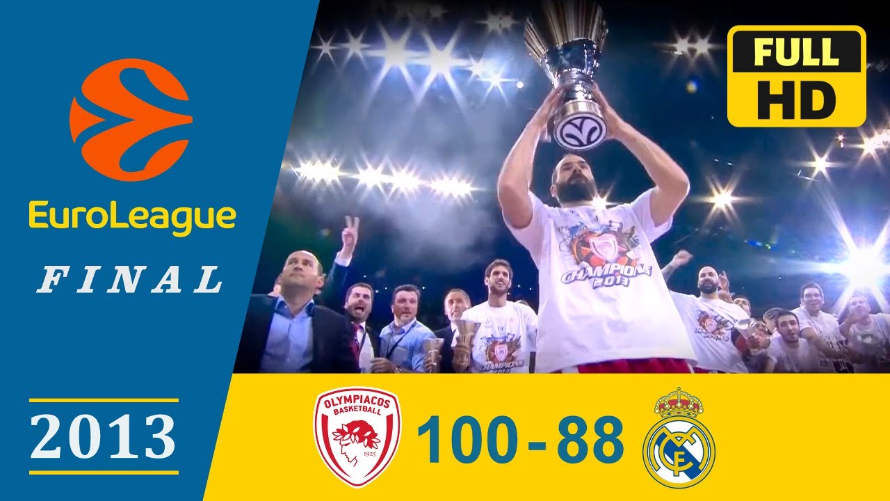 🏀 Ολυμπιακός - Ρεάλ Μαδρίτης: 100-88 (Highlights) | Ο 3ος Ευρωπαϊκός Τίτλος | Λονδίνο, 2013 (FHD)