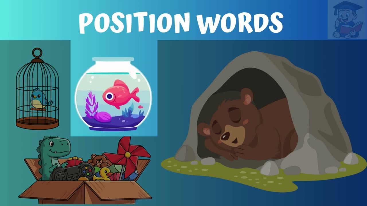 Learn Position Words (Part 1) 👆 Ready for School | Mini Scholars Playground