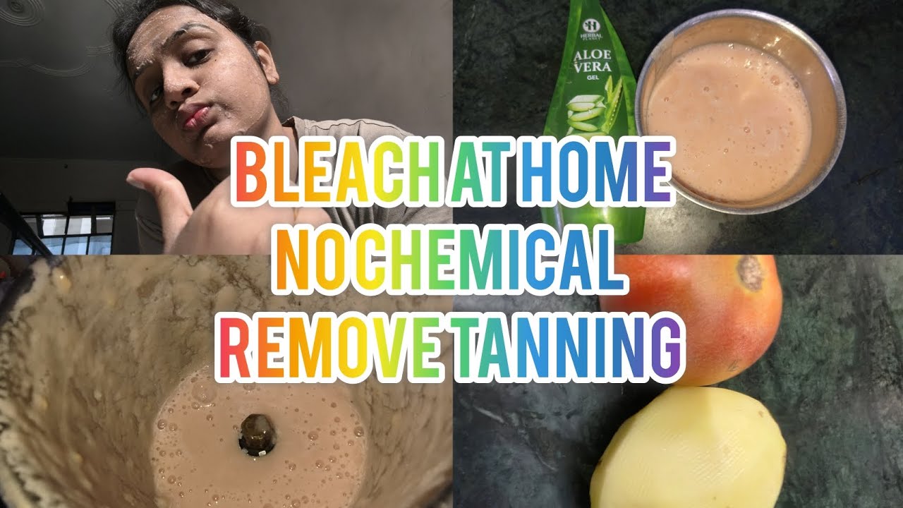 Detan & Bleach Easily 🤯 Remove Tanning Pigmentation Dark Spots Uneven Skin Tone Remedy At Home 🙀