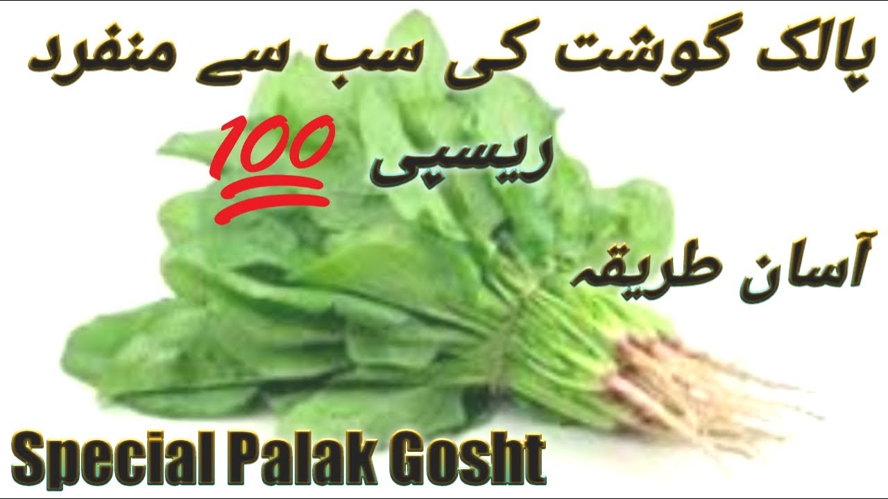 Special Palak Gosht Recipe | پالک گوشت | Spinach | पालक | Urdu/Hindi | FB Kitchenette by Ashi