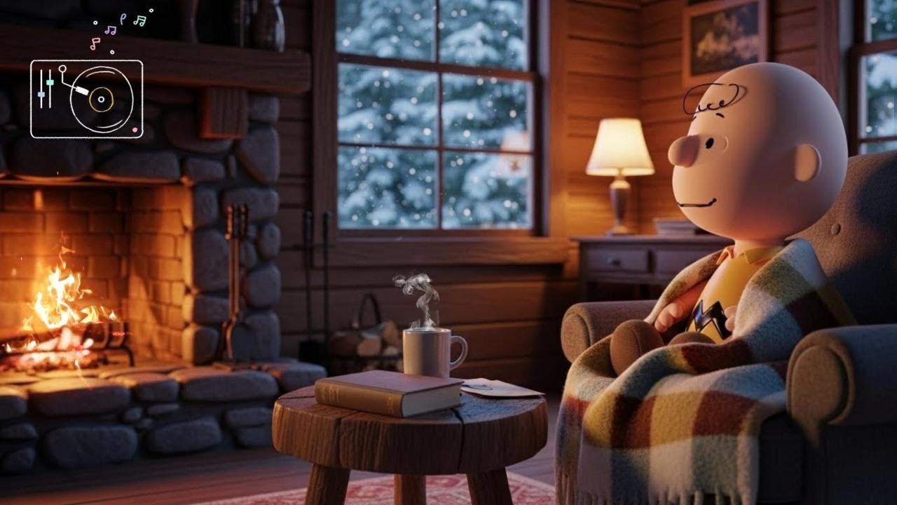 ❄️ COZY LOFI NIGHT ❄️ | Relaxing Fireplace Beats for Study, Sleep & Deep Focus
