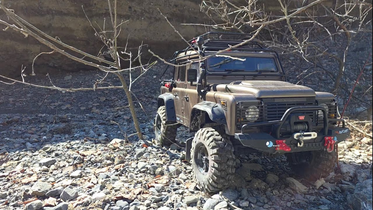 Traxxas trx4#defender d 130#rocks crawler