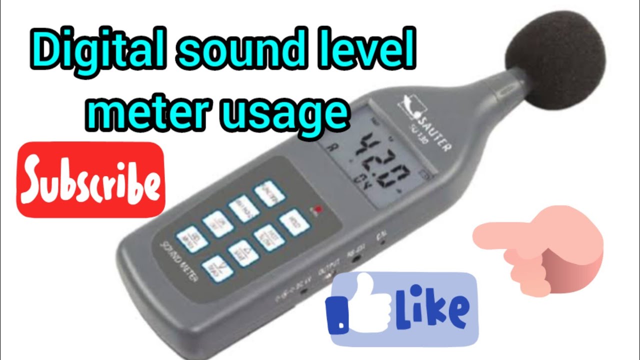 Digital sound level meter usage in Tamil