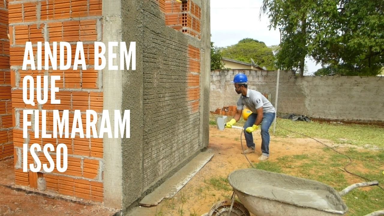 COMO CHAPISCAR A PAREDE DA SUA CONSTRU&Ccedil;&Atilde;O