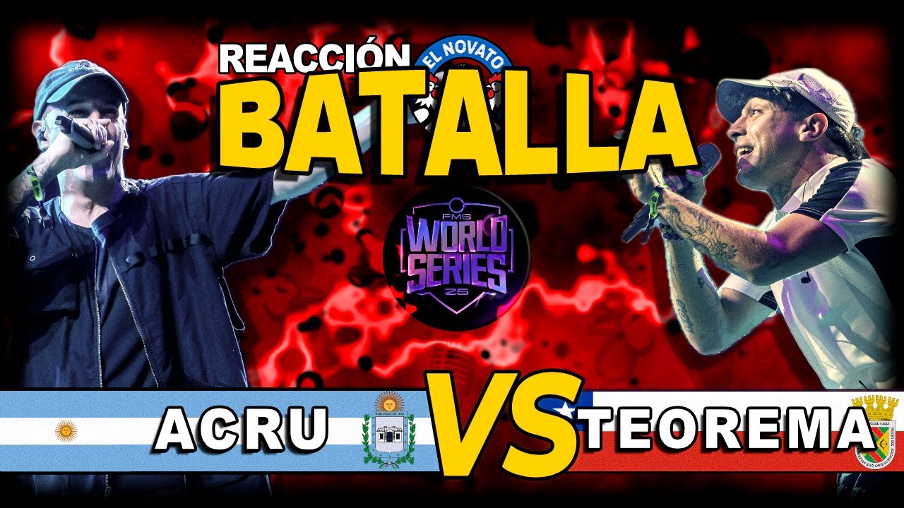 Reacción ACRU vs TEOREMA - FMS WS 2025 Jornada 2 (El Salvador)