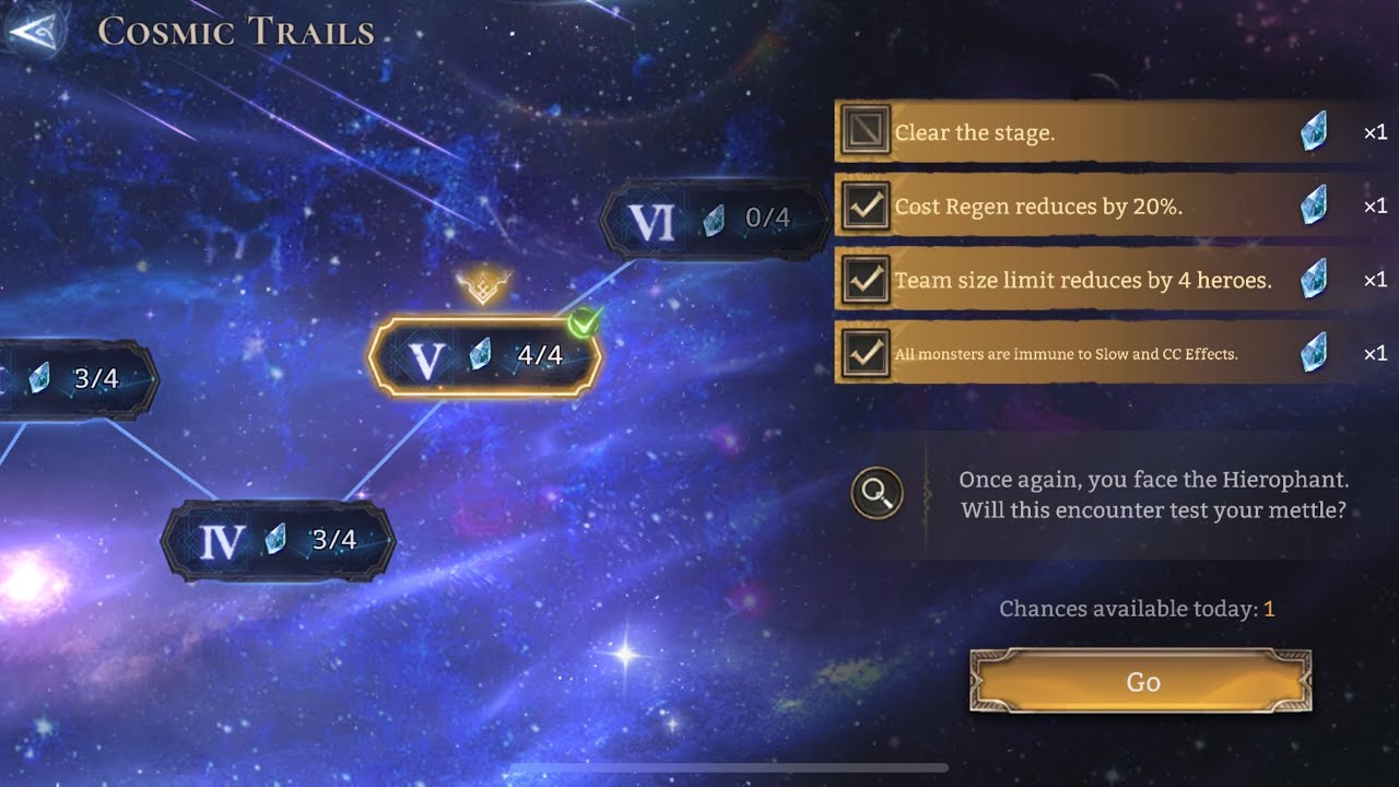 STAGE V COSMIC TRAILS WATCHER OF REALMS