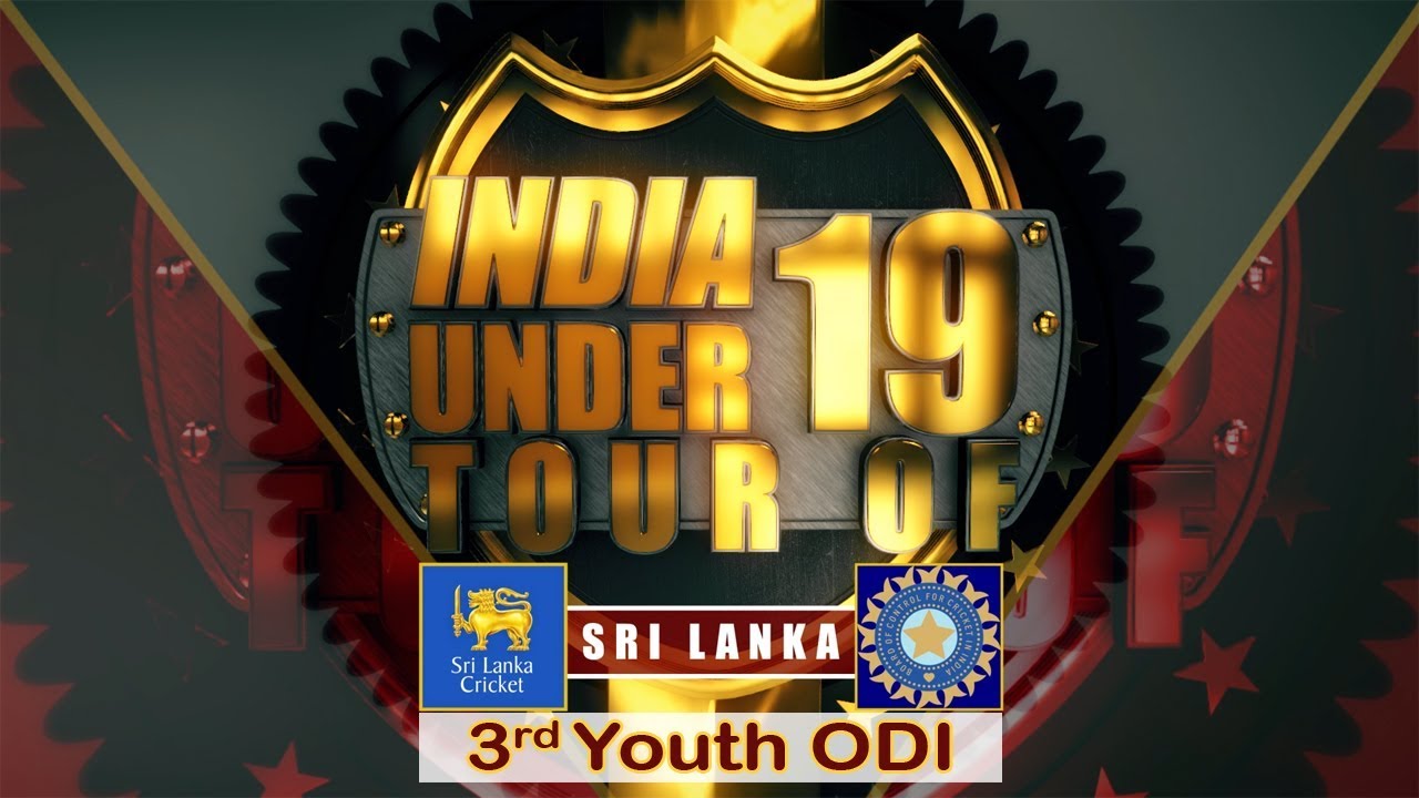Sri Lanka U19 vs India U19, 3rd Youth ODI