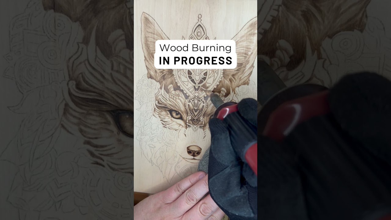 My Most Intricate Wood Burning Yet!