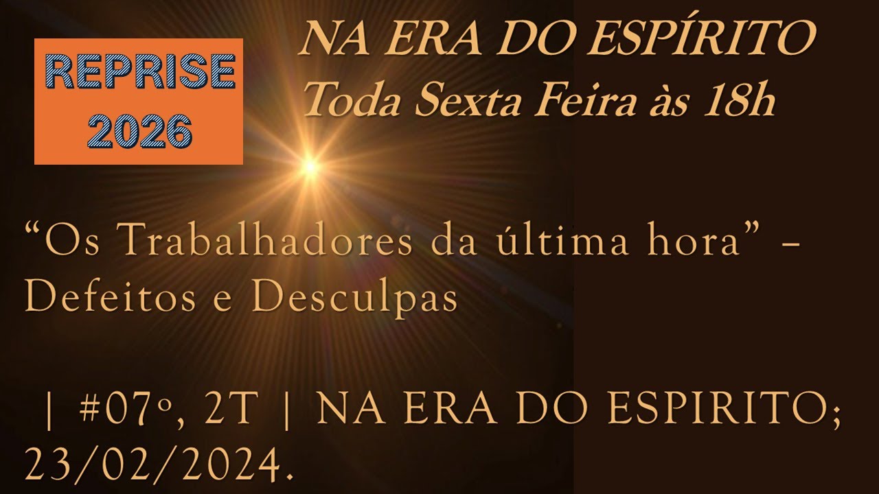 REPRISE - OS TRABALHADORES DA ULTIMA HORA - DEFEITOS E DESCULPAS