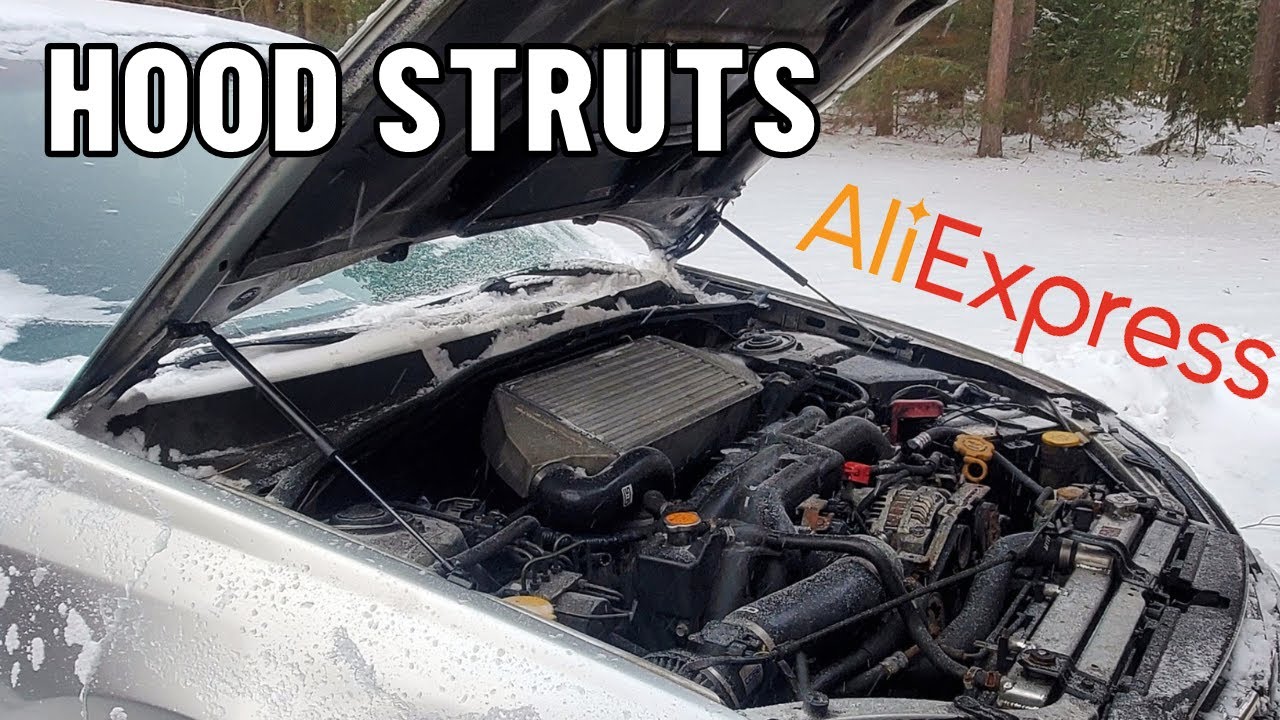 Installing AliExpress Hood Struts On My 2006 Legacy GT