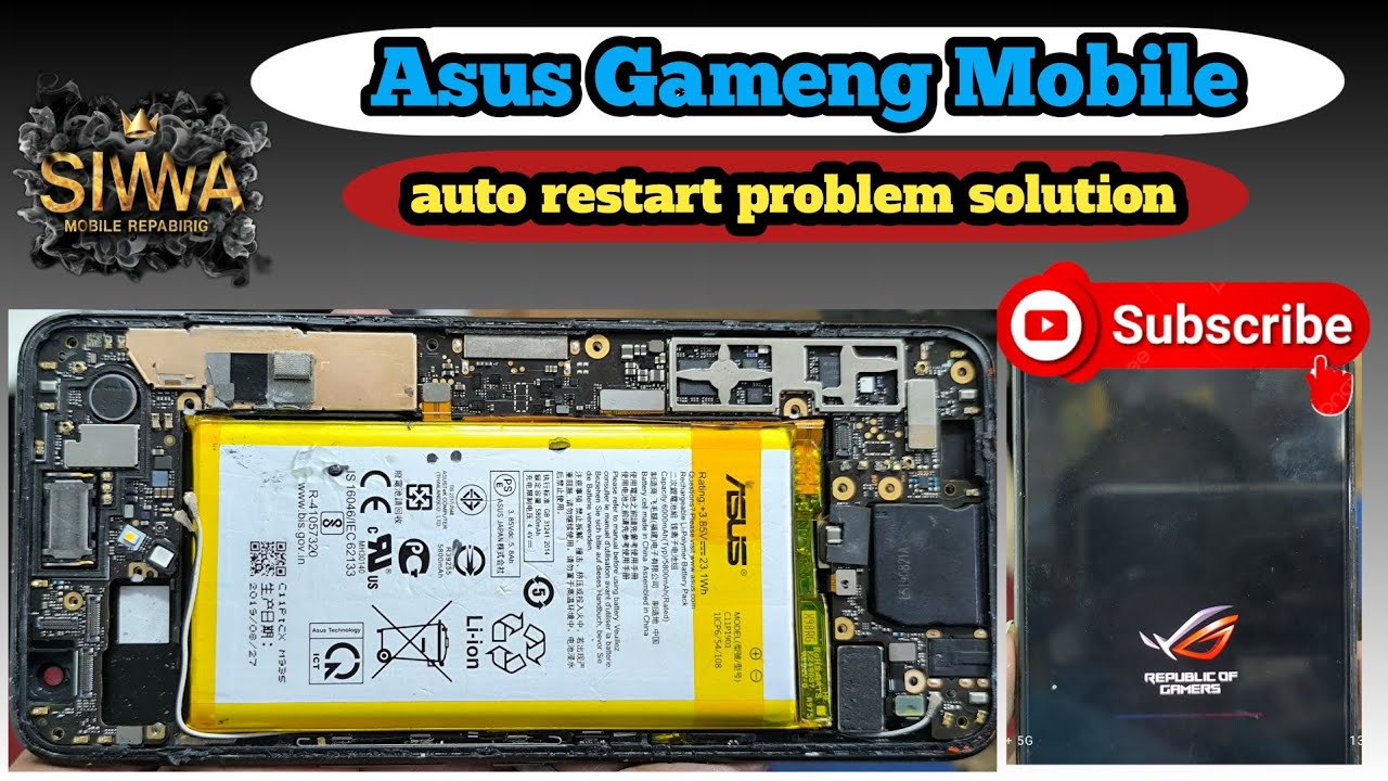 Asus Republic Of Gamers | Auto Restart Problem Solution 💯👍