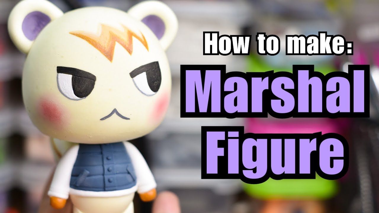Marshal Animal Crossing New Horizons Figure | Air Dry Clay Tutorial