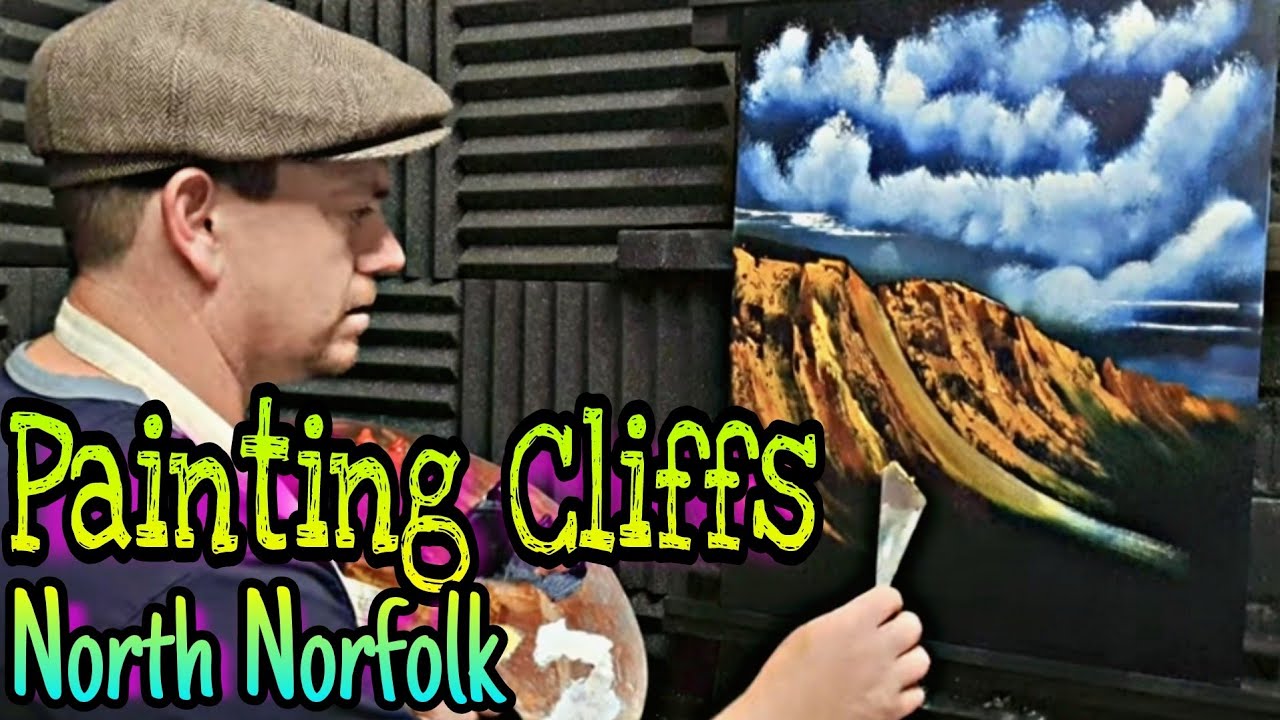 Painting cliffs on the coast | North Norfolk