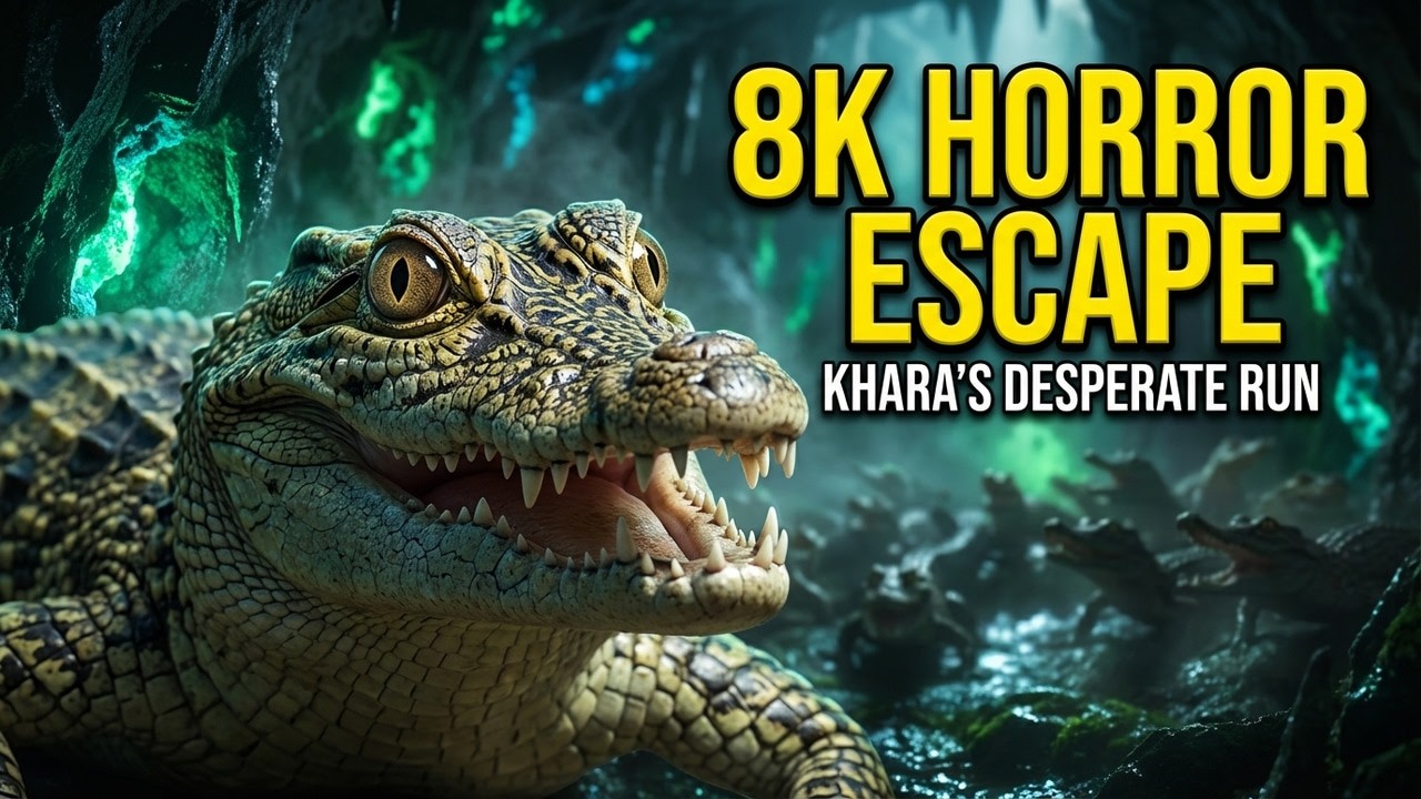 Toxic Caves and Creature Horrors: Khara's Desperate Escape in 8K