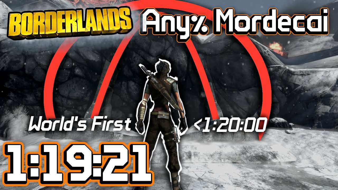 Borderlands Any% Mordecai Speedrun 1:19:21 (WR)