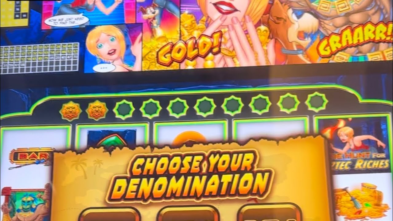 Hunt for Aztec Riches up to $50 max bet. Don’t play like me 😜. #slots #casino #choctaw #gaming