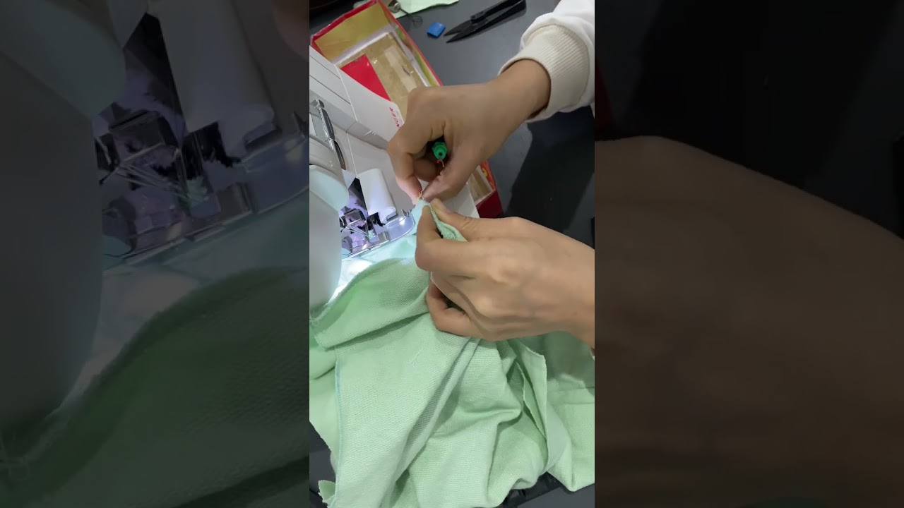 HƯỚNG DẪN MAY CỔ TRÒN ÁO THUN| CÁCH MAY CỔ ÁO VẢI CO DÃN ĐẸP