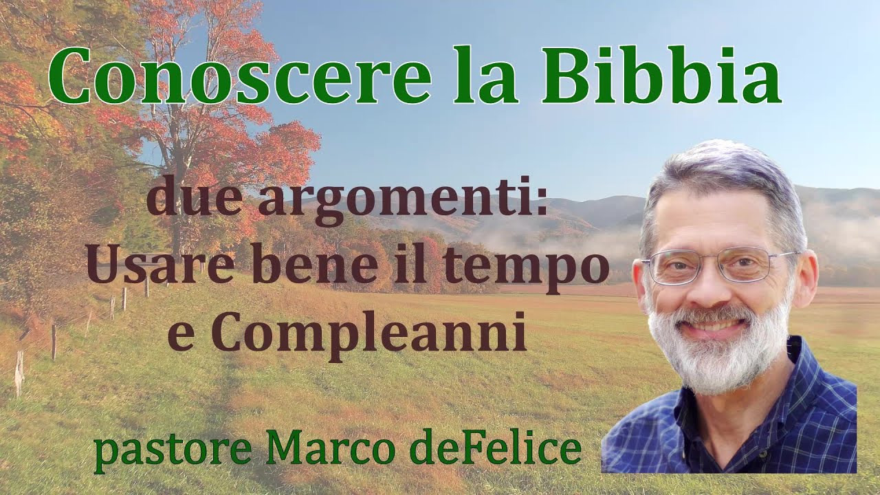 Come usare bene il tuo tempo  -- compleanni: sì o no?  -- Marco deFelice