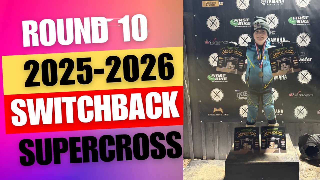 Switchback supercross 2025-2026 - round 10 - 65cc debut!