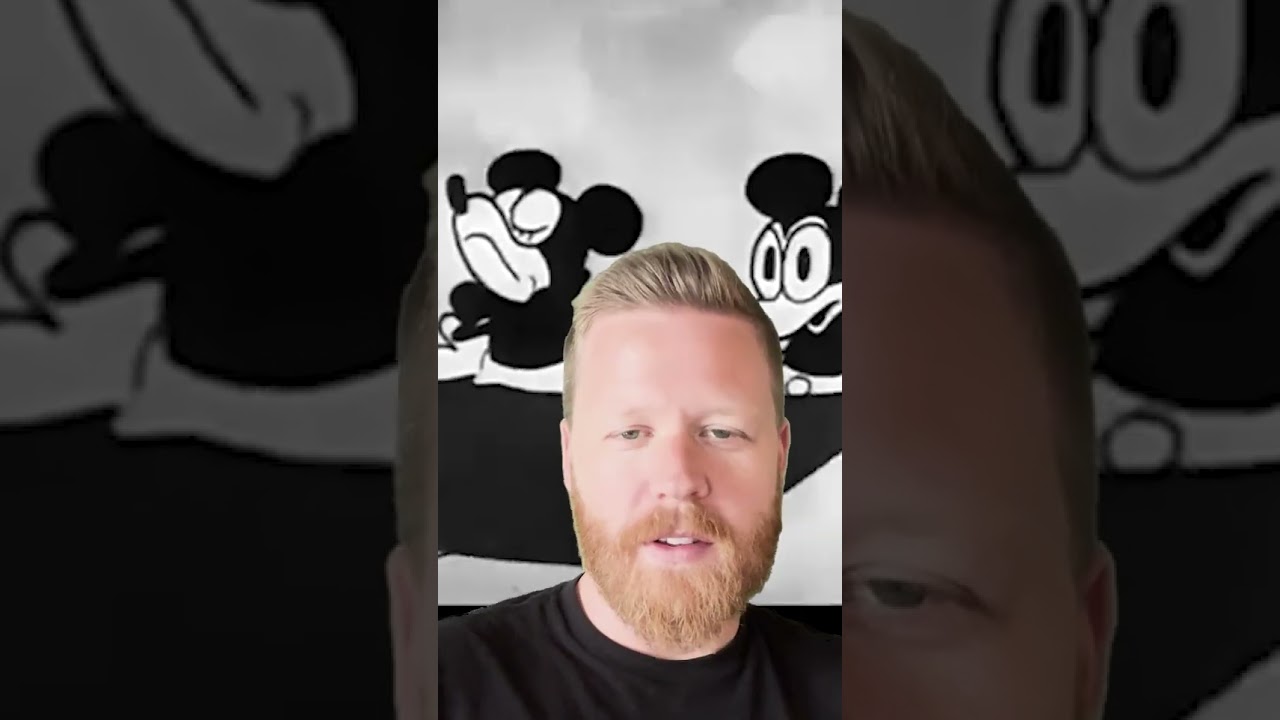 Этот мультфильм про Микки Мауса становится очень странным! Самолёт сводит с ума!