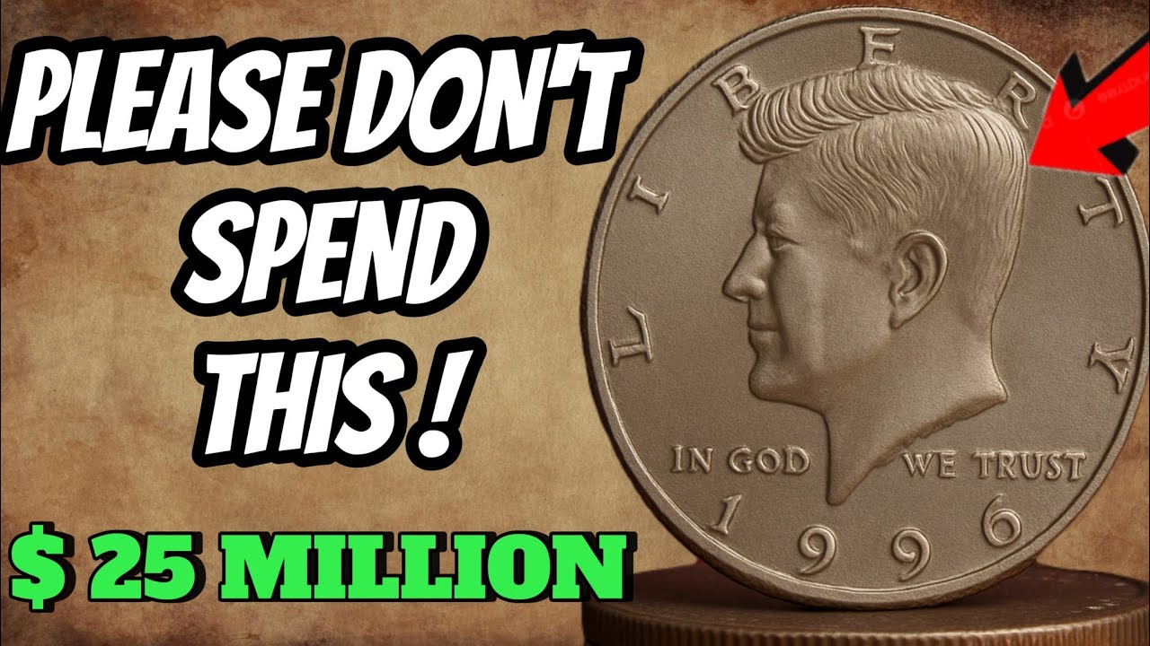 Valuable coin look for 1996 Half Dollar Coin Worth BIG Money Valuable Kennedy Coin You Should Know 💰