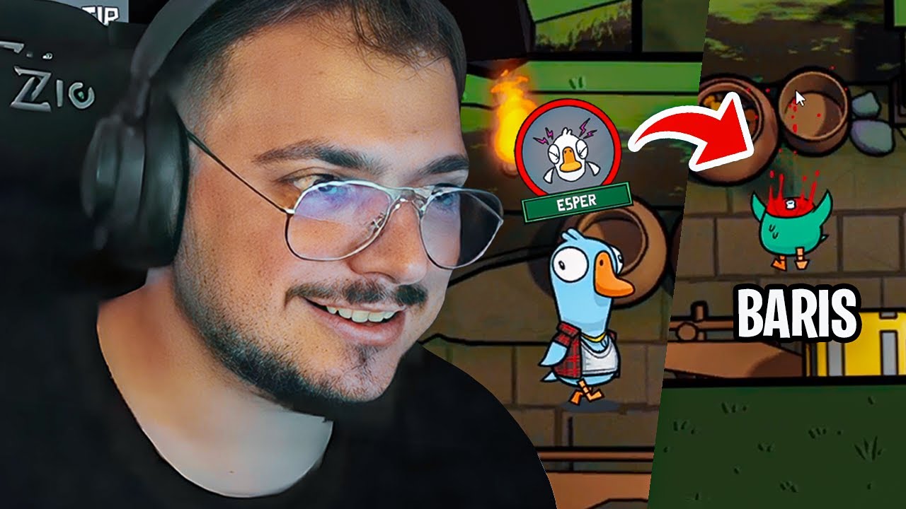 ESPERLE UZAKTAN HERKESİ ÖLDÜRDÜM ! | EKİPLE GOOSE GOOSE DUCK