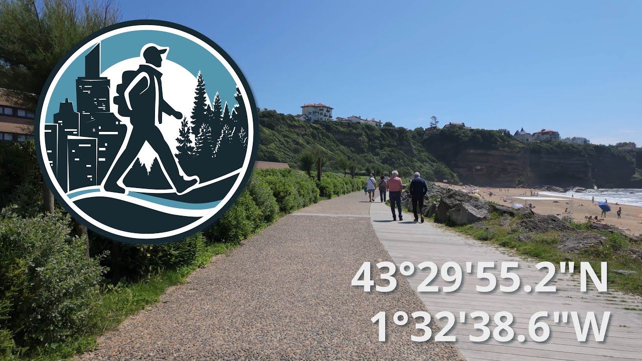 Walk Tour : Scenic Walk Along Promenade des Sources in Anglet, France
