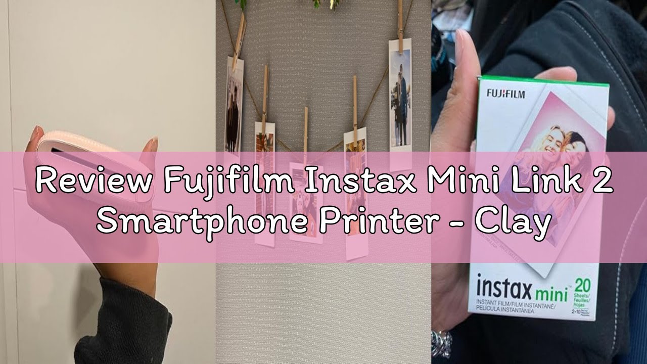 Review Fujifilm Instax Mini Link 2 Smartphone Printer - Clay White