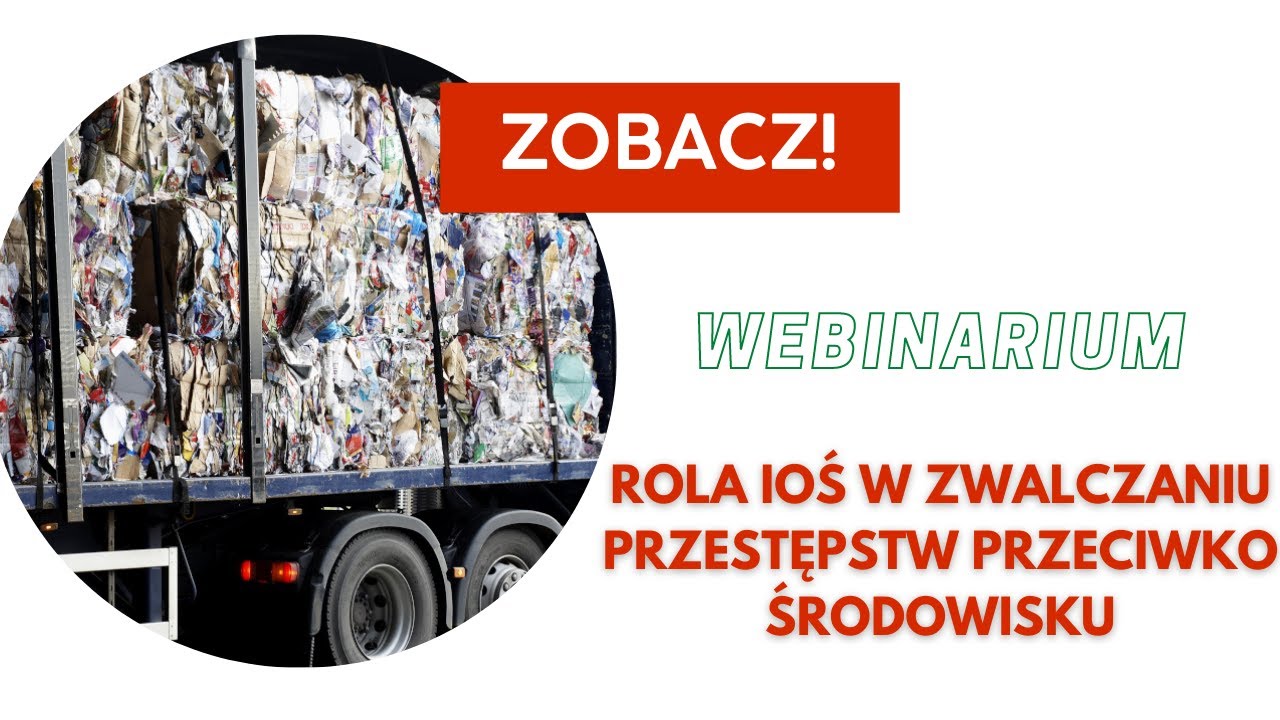 Rola Inspekcji Ochrony Środowiska w zwalczaniu przestępstw przeciwko środowisku.