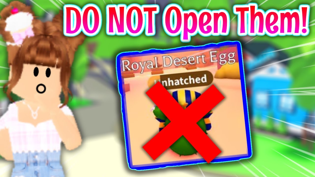 *WARNING*❗Do NOT Hatch Royal Desert Egg EVER in Adopt Me Desert Sphinx Update 2024! Royal Desert Egg