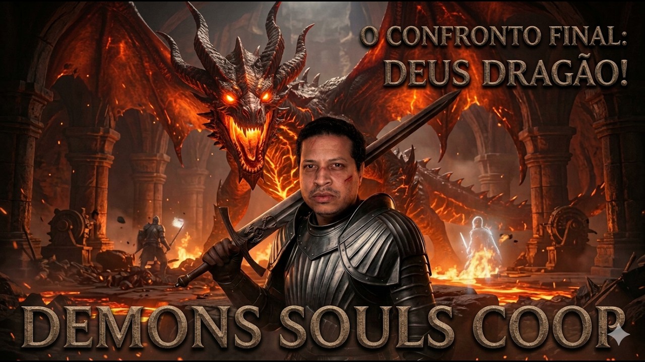 Demons Souls Coop com @EdsonRodriguesPlay e @pedrocamargos7586