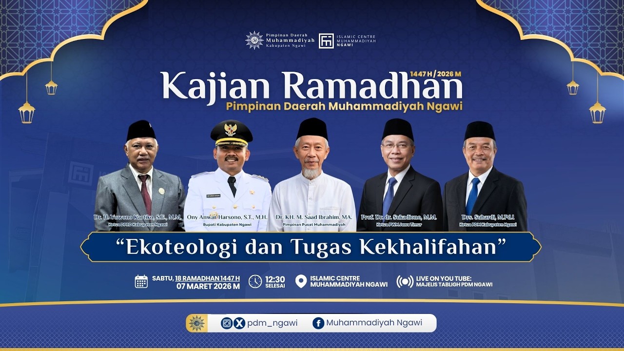 Kajian Ramadhan 1447 H Pimpinan Daerah Muhammadiyah Ngawi