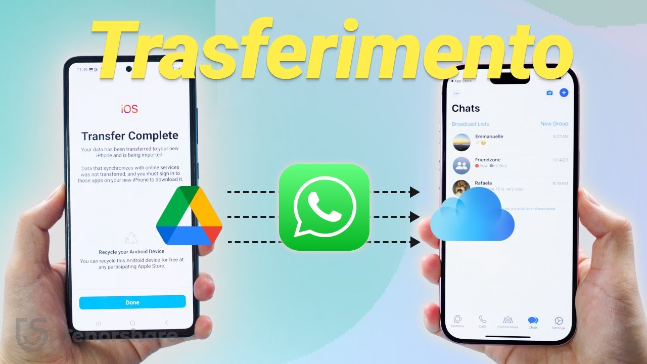 Come Trasferire Chat WhatsApp da Android a iPhone 17/16/15 | Usare l'App Passa a iOS nel 2025