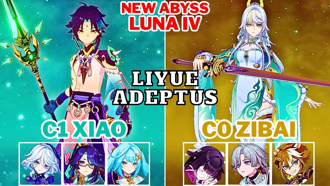 【NEW Spiral Abyss 6.3b】ADEPTUS CARRY! C1 Xiao Hypercarry & C0 Zibai Lunar-Crystallize