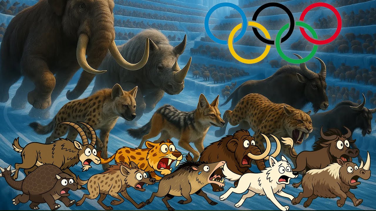 Ice Age Olympics Prehistoric Animals | Olympic Games | Zazzy Melody