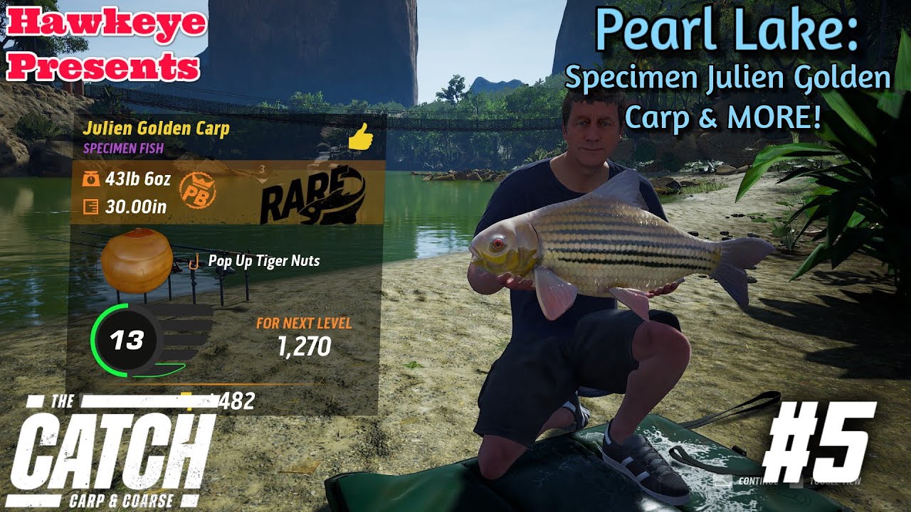 THE CATCH: Carp and Coarse - Pearl Lake - Specimen Julien Golden Carp & MORE!