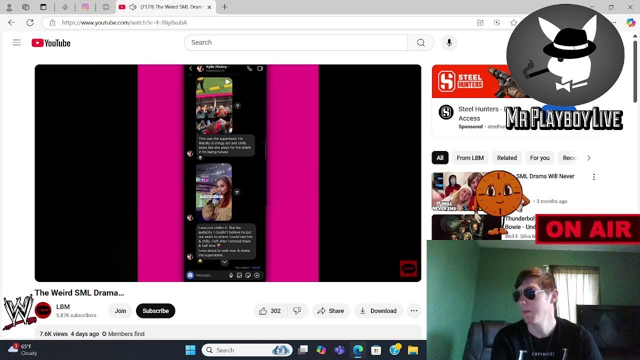 Mr Playboy's Youtube Drama Reaction Live Ep 5 The SML Drama