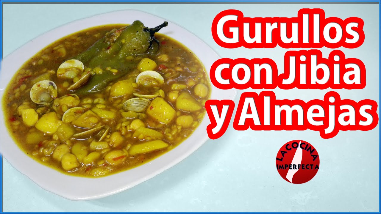 Gurullos con Jibia y Almejas
