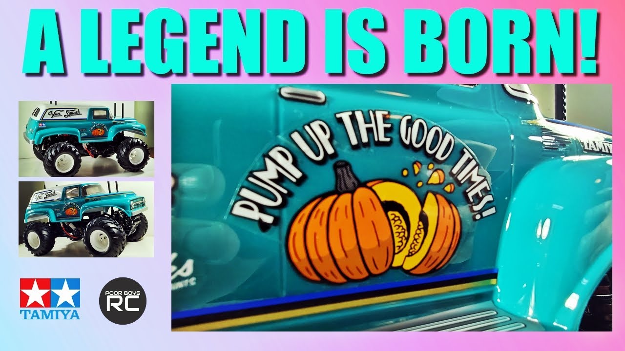 Tamiya GF-02 Squash Van - Build Tips, Paint Tips and Upgrades. Pump up the Good Times!
