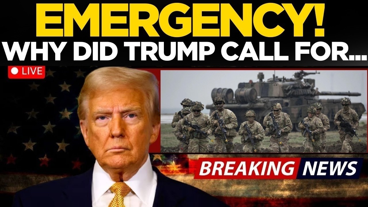 US Breaking News LIVE: Trump Declares URGENT Emergency&mdash;Full Speech LIVE | Donald Trump LIVE