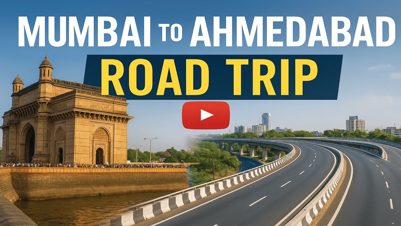 🚗✨ Mumbai to Ahmedabad Road Trip | Scenic Journey through Maharashtra & Gujarat ✨🚗
