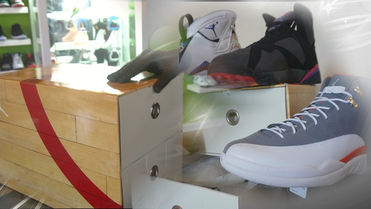 I GOT SOME FUEGO!! RARE NEVER WORN 8 YEAR OLD JORDAN PACK! - Sneaker Vlog