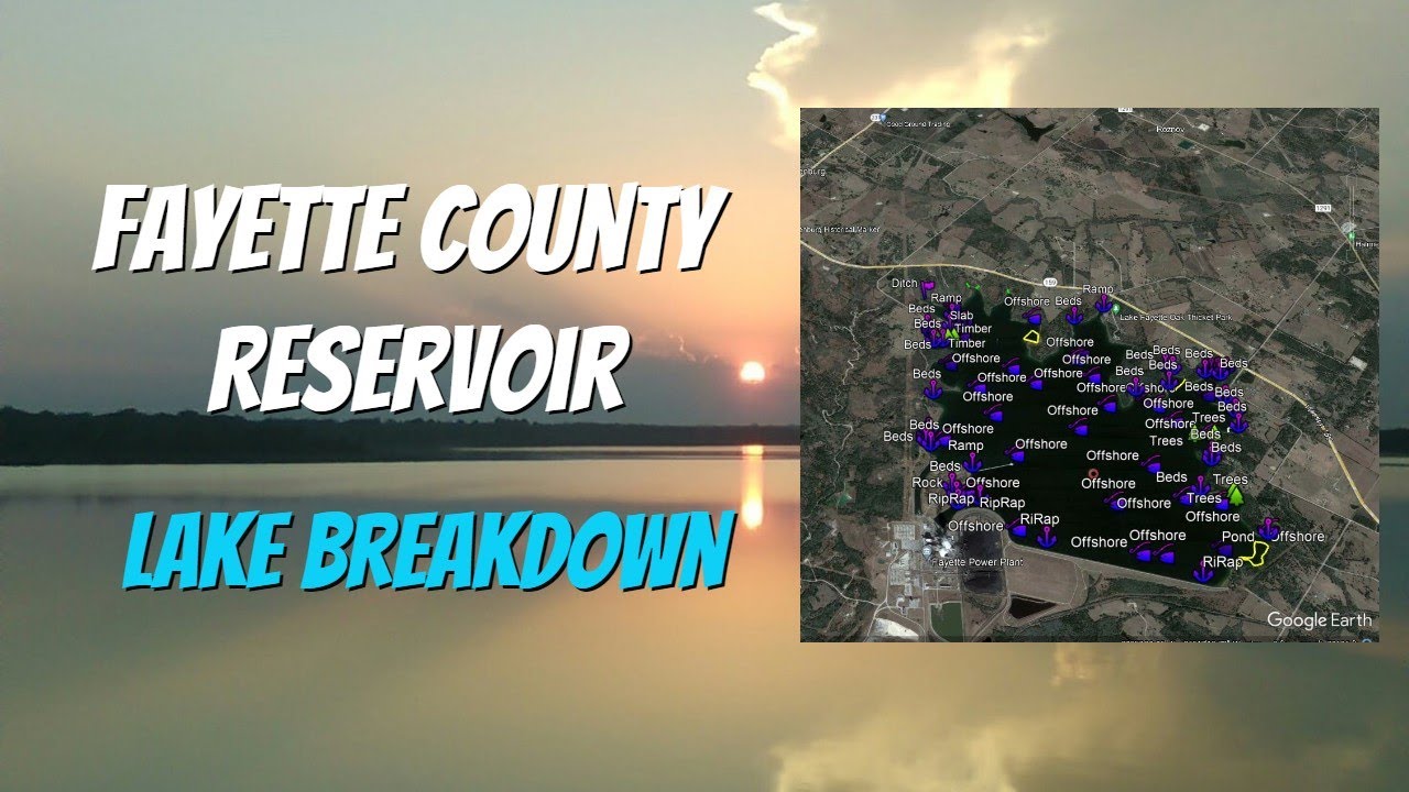 Fayette County Reservoir - Full Lake Breakdown - This one looks juicy!!